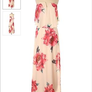 Floral maxi dress